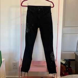 Joe's Jeans Black beaded Skinny Denim Essential